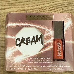Fenty Beauty Resting Peach Face Blush & Gloss Set
